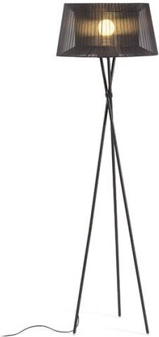 Lampada BOULOGNE da terra nero 230V E27 28W