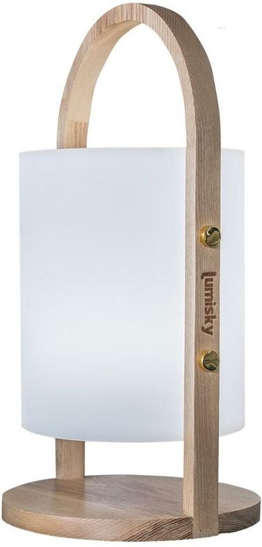 Led Laterne Kabellose Design WOODY h37cm