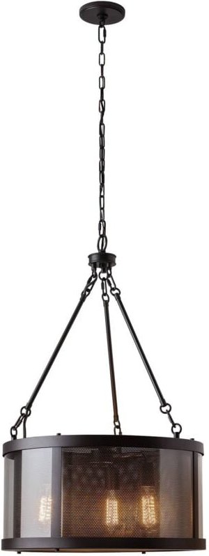 Thumbnail - 3 Lichtdeckenanhänger Bronze, E27 - Elstead