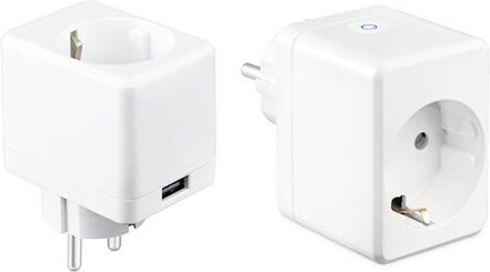 V-tac - Mini presa comandata wifi amazon alexa & google home compatible vt-5001 8416