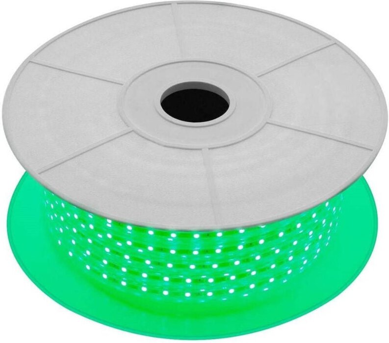 Trade Shop - flexibles led-lichtstreifen 100 mt grünes licht 5050 220V beleuchtung CW581 -