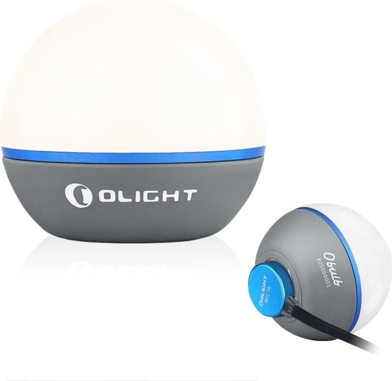 Obulb Mini wiederaufladbare LED-Kugellampe, multifunktional mit 4 Beleuchtungsmodi, leichte leuchtende Kugel, 55 Lumen, ...