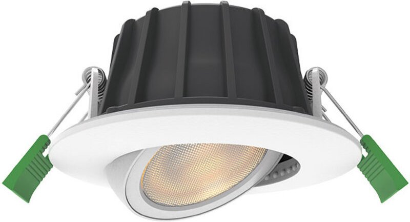 Eingebaute LED-Spots CCT + BBC CHROMA SCHWENKBAR Ø81 x 37mm Bohrungsdurchmesser 68mm - 6W - 500-570-550Lm