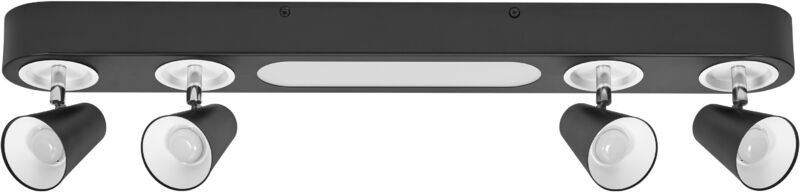 Ledvance - decor spot neptune, 27W, 1.280lm, schwarz, Spotleuchte, verstellbare Köpfe, vielseitig anwendbar, Innenraumsp...