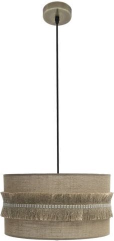 Fabrilamp - abrila akunadecor Hängelampe De Rustico Con Pantalla De Saco Modelo Kala