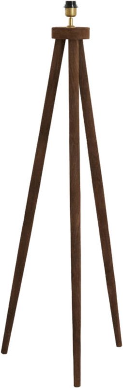 Light & Living - stehlampe - Ilias - braun - holz - einzelne