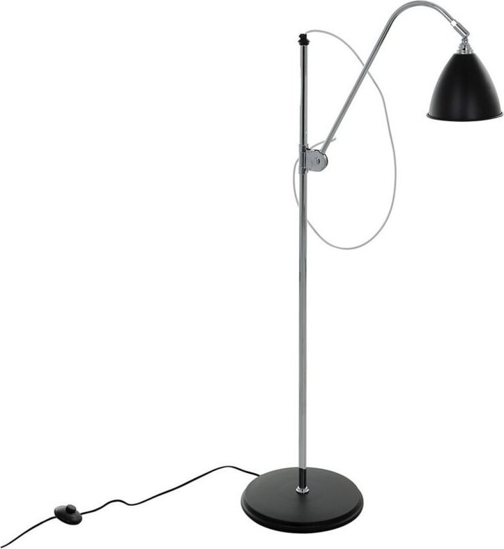 Evato - Klassische Stehlampe Schwarz 1 Leuchte, E14 - Italux