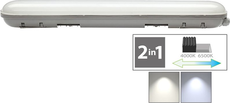 Plafoniera doppio tubo led 1500x100x68 mm