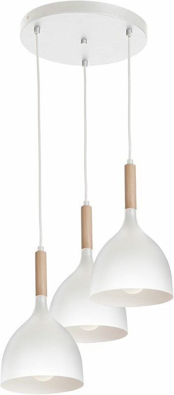 Hängeleuchte Weiß E27 Metall Hängelampe