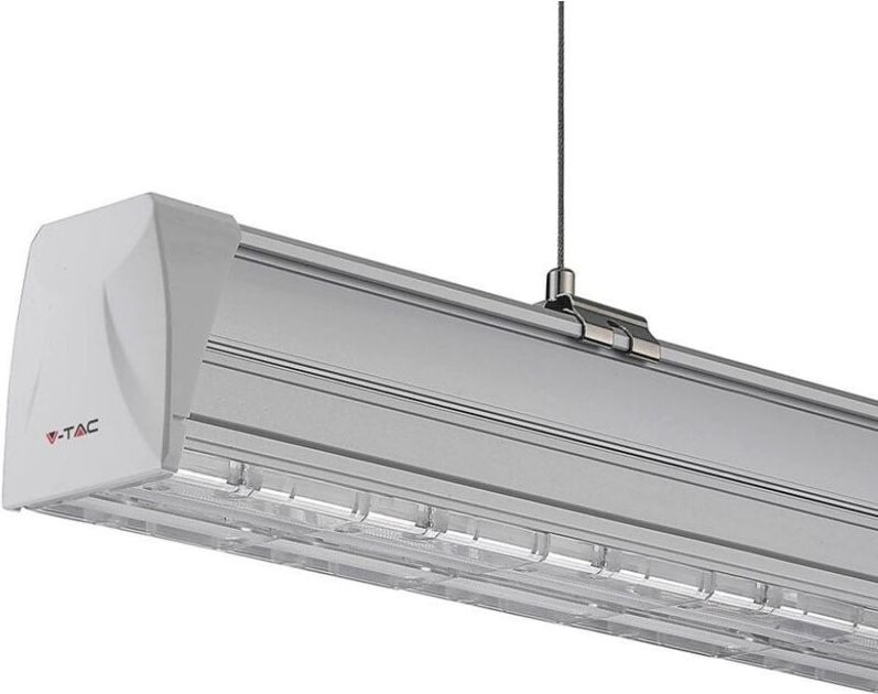 Lineare LED-Deckenleuchte, 50 w, 160 lm/W, 150 cm, Doppellinse, Naturweiß, IP20, dimmbar - V-tac