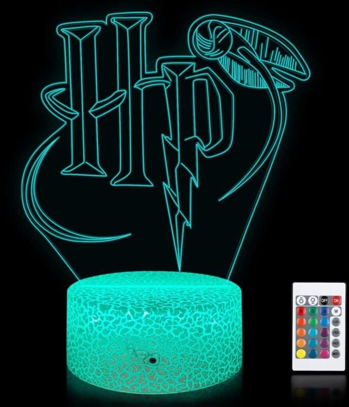 3D-Illusions-Nachtlampe mit RGB-Farbwechsel-Acryl-LED-Leuchten für die Dekoration des Kinderzimmers