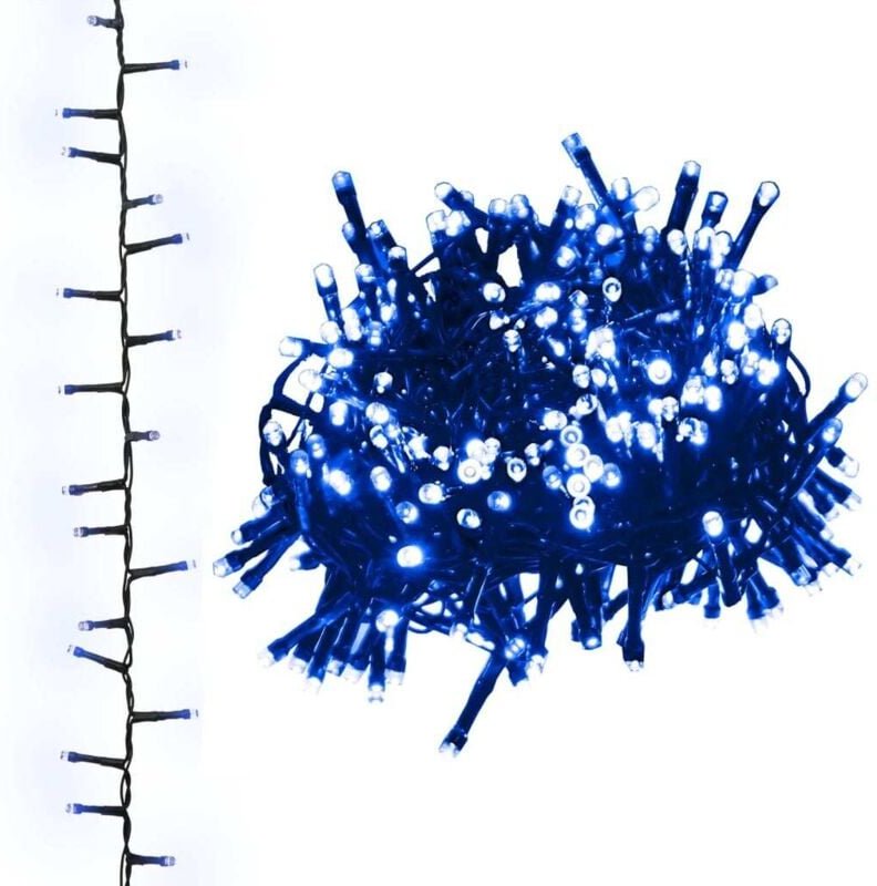 LED-Lichterkette mit 1000 LEDs Blau 25 m pvc Vidaxl