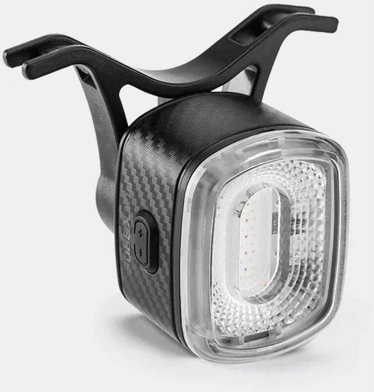 Rockbros Q4 LED USB IPX6 Rücklicht mit Bremslicht für Sattelstütze oder Sattel