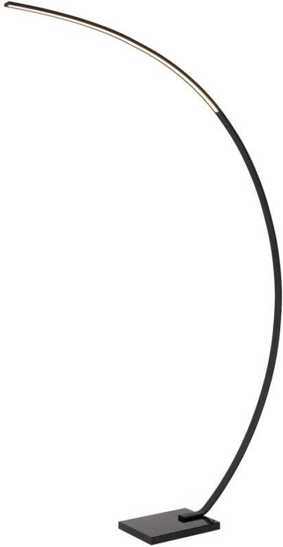 Curve - Bogenlampe - led Dim. - 1x15W 2700K - Schwarz - Lucide