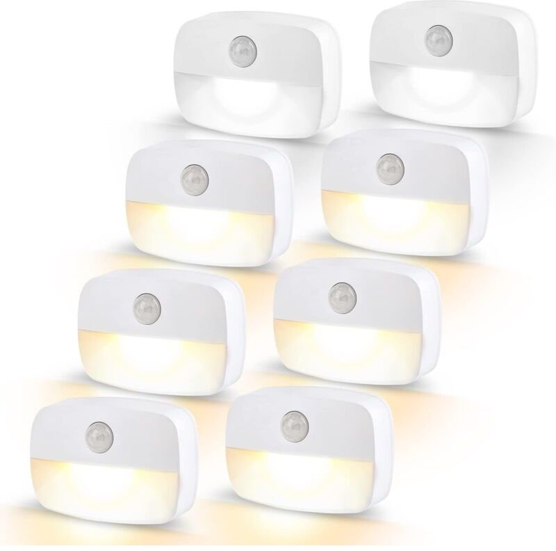Ahlsen - led Nachtlichter, Bewegungsmelder Licht mit Dämmerungssensor, Kinder Nachtlicht für Babyschlafzimmer, Küche, Fl...