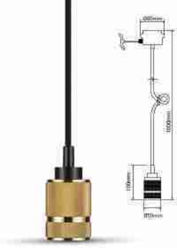 LED3811 VT-7999 50W LED-Straßenlaterne mit Adapterhalter 6500K