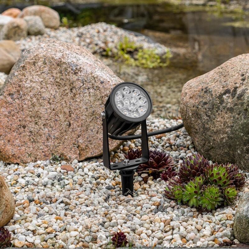 MiBoxer 6W 24V RGB+CCT LED Gartenstrahler WiFi Gartenleuchte mit Erdspieß FUTC08