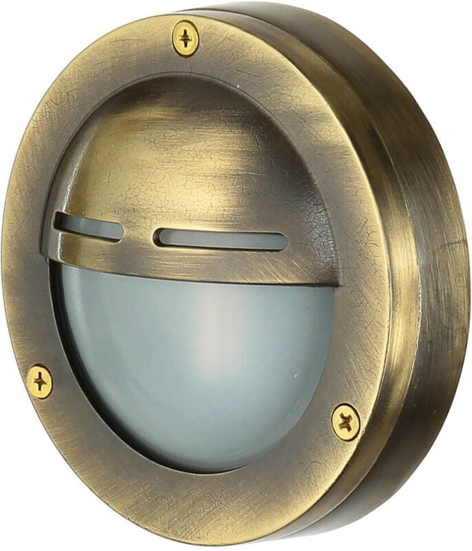 Licht-erlebnisse - Kleine Außenleuchte Maritim Ø14cm GX53 IP64 Schiffslampe