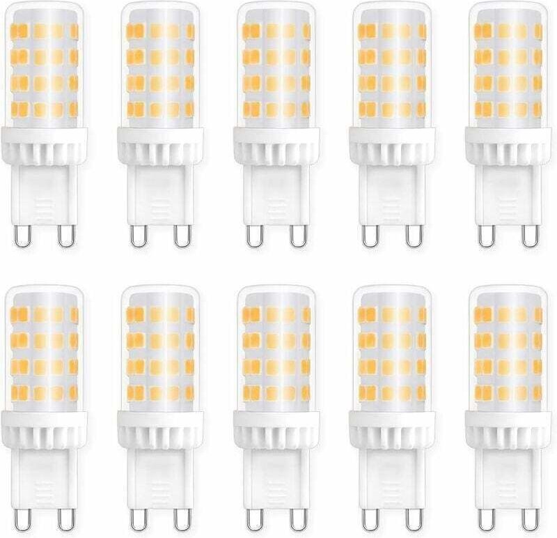 G9 5W LED-Lampen, entspricht 40W/50W Halogenlampe, 450 lm, neutralweiß 4000K, 220V Wechselstrom, Standard-G9-Sockel, ene...