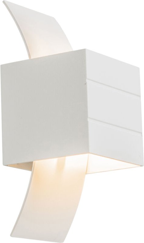 Moderne Wandleuchte weiß mit Lichteffekt - Amy