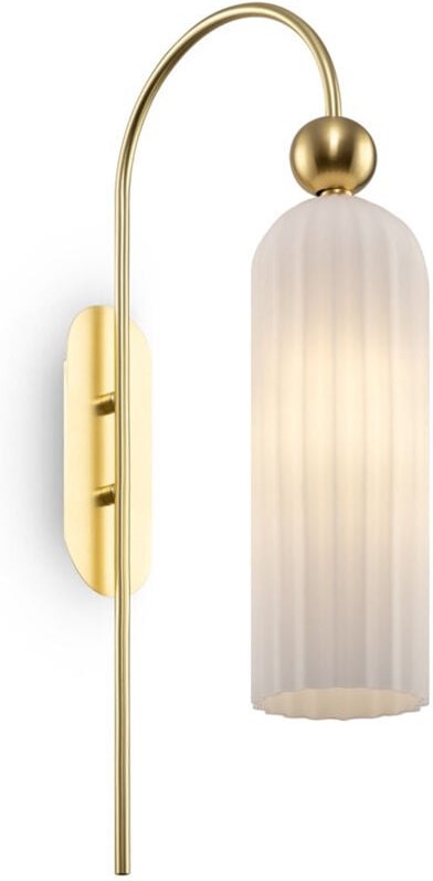 Thumbnail - Antic Moderne Wandleuchte Gold, Glasschirm Weiß - Maytoni