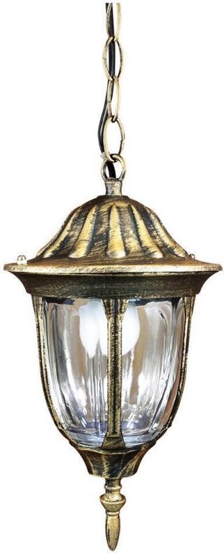 Retro Florence Garten-Hängelampe E27 IP43 Patina Goldlux