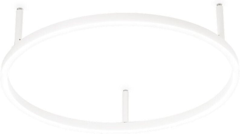 Ideal Lux - oracle slim 50 cm nicht dimmbar 4000 k Runde integrierte LED-Halbdeckenleuchte Weiß