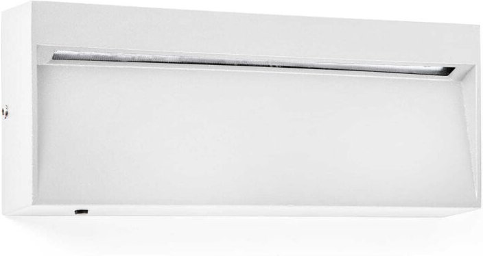 DUNE R Rechteckige Wandapplikat in mattem Weiß 6W 4CCT