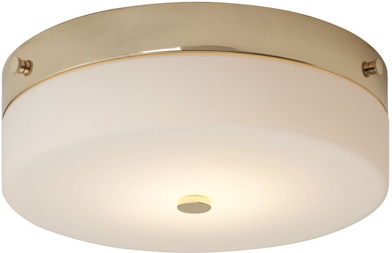 Elstead Tamar - 1 Light Large Flush Light - Poliertes Gold