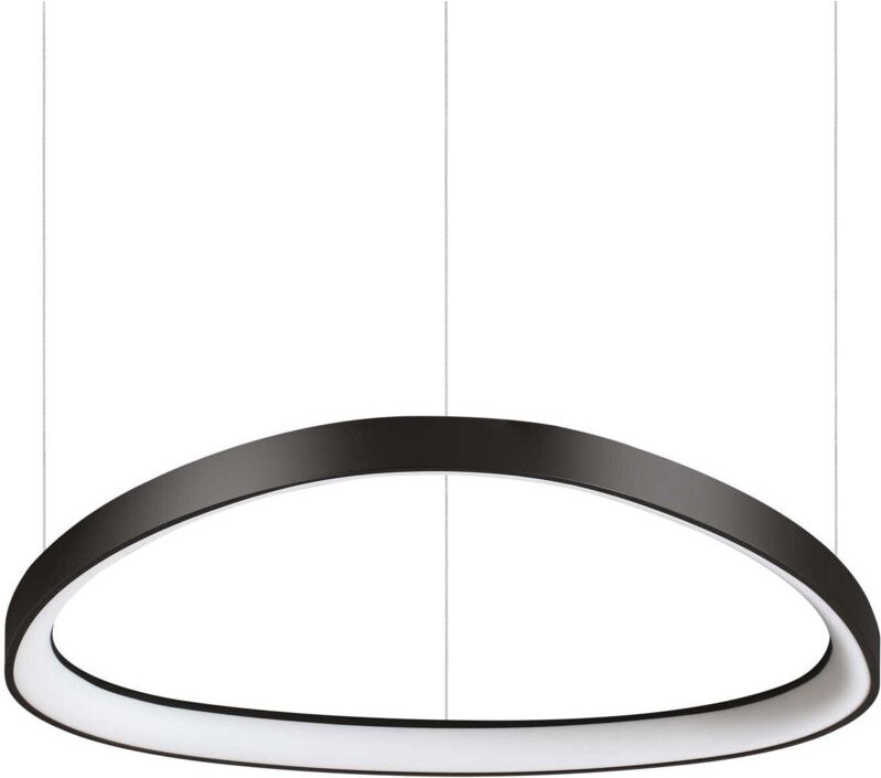 Gemini 61 cm dali integrierte LED-Hängedeckenleuchte Schwarz 6600 lm 3000 k - Ideal Lux