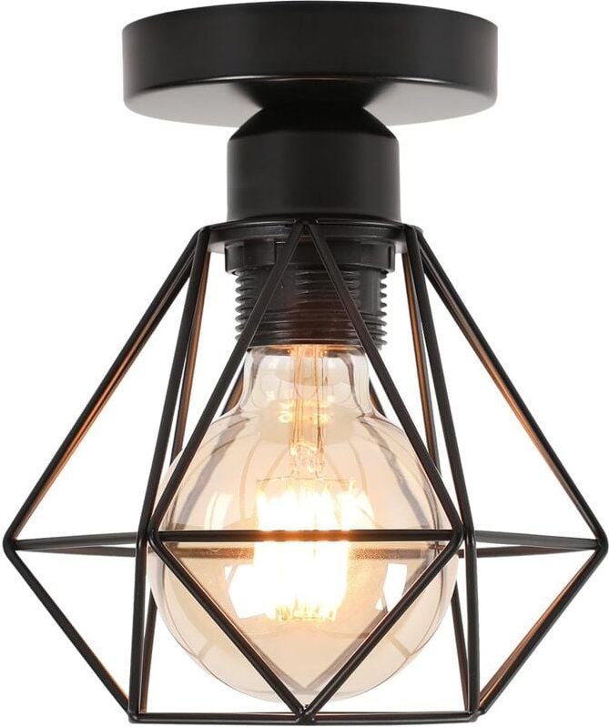 COMELY Vintage Industrieller Deckenleuchter, E27 Fassung,Ideal für Wohnzimmer, Küche, Schlafzimmer, Café, Bar - 1 Stück ...