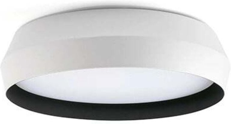 SHOKU 350 Wand-/Deckenleuchte Weiß/Schwarz 64278 Faro Barcelona