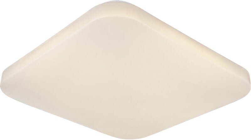 Led Deckenleuchte 25 cm Deckenlampe Küche led Leuchte warmweiß quadratisch, Metall Kunststoff weiß opal, 1x 12W 600lm 30...