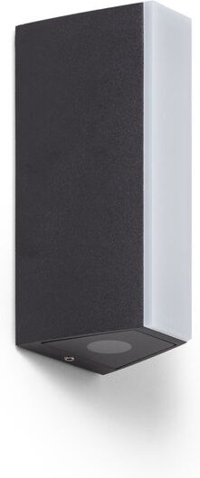 LED Wandleuchte für Außenbereich Aluminium doppelseitige Beleuchtung Hisar S Schwarz