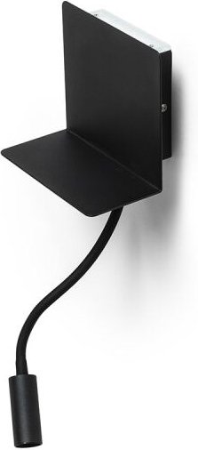 Rostam Wandleuchte mit usb schwarz 230V led 2x3W 3000K