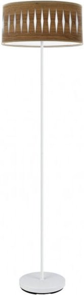 Fabrilamp - Piron 1xe27 Weiß/Dunkelholz 165x40x40 Cm Brand