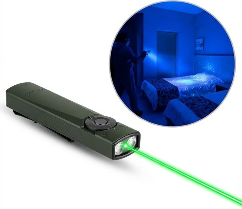 Olight Arkfeld Ultra Class 1 Taschenlampe, olivgrau, CW 1400 lm, 103 m, 11 Tage