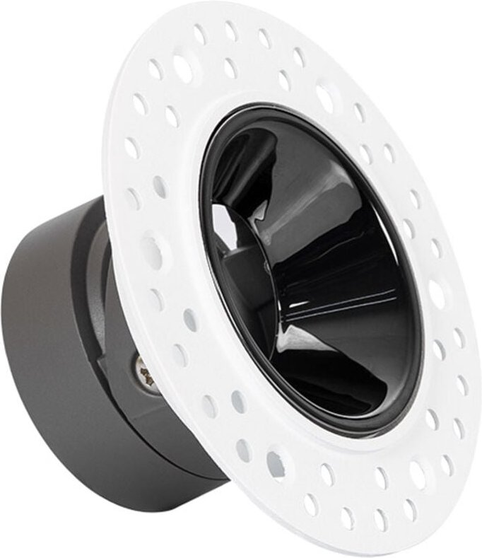 LED-Downlightring Konisch Lux für LED-Modulstrahler Schnitt Ø 55 mm in Gips/Gipsplatten Weiß