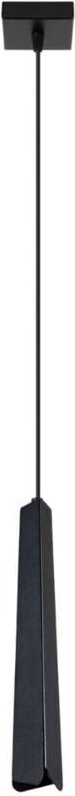 Prysm Schlanke Pendel-Deckenleuchte in Schwarz - Sollux