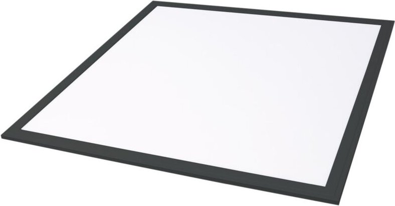 LED-Flächenleuchte Sabha Einbau 40W 6000K Schwarz 59,5x59,5cm