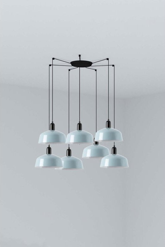 Tatawin m Pendelleuchte graublau 20340-147-7L