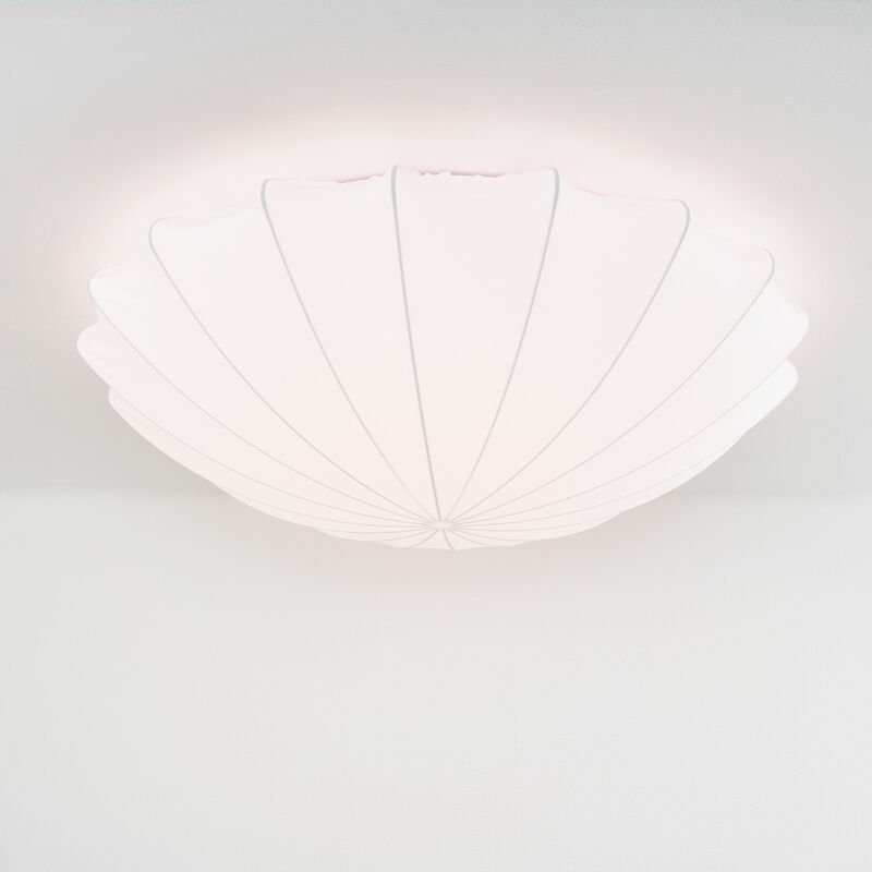 Falten Deckenlampe FORM in Weiß Ø80cm 4-flmg