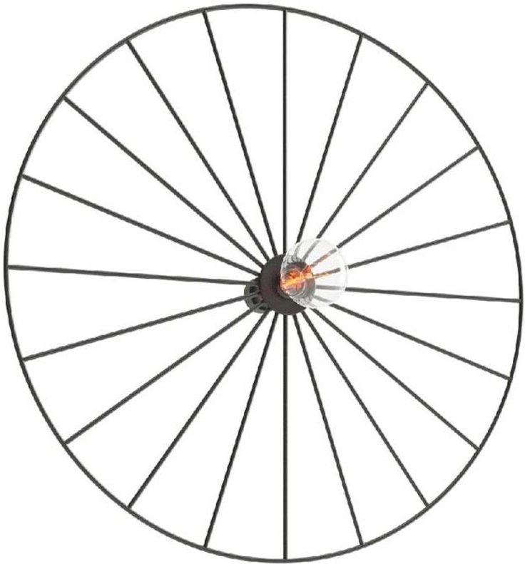 Thumbnail - Deckenleuchte Wandlampe Esszimmerleuchte Rad Designlampe Retro Wohnzimmerlampe