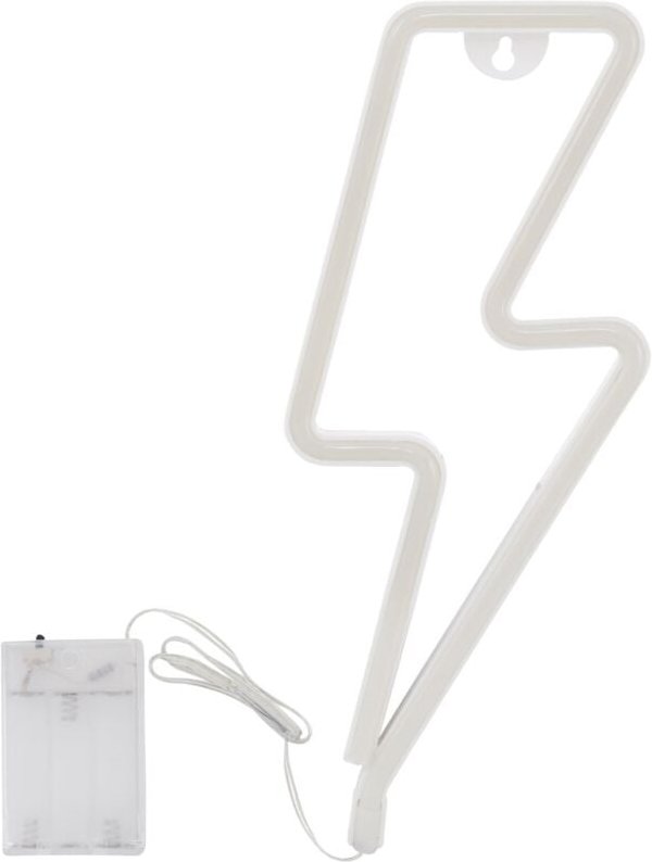 Neon led Storm mit Batterie Weiß