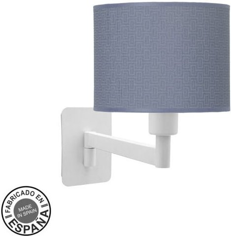 Fashion Wandleuchte 1xe14 weiß/blau 26x17x28 cm