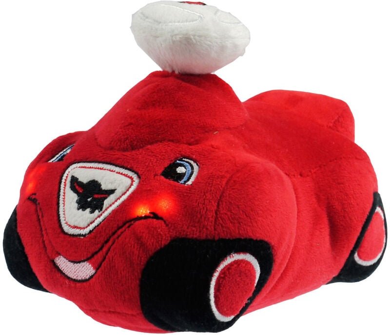 Niermann - Originelles LED-Nachtlicht bobby car aus Plüsch, Ein/Aus per Schüttelsensor