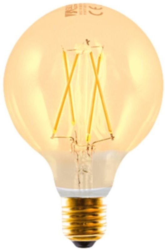 LED-Glühbirne silver elektronischer Glühfaden edison globe 3w=25w - e27 - 2.200k - 320º - 330 lm - extra warmes Licht - ...