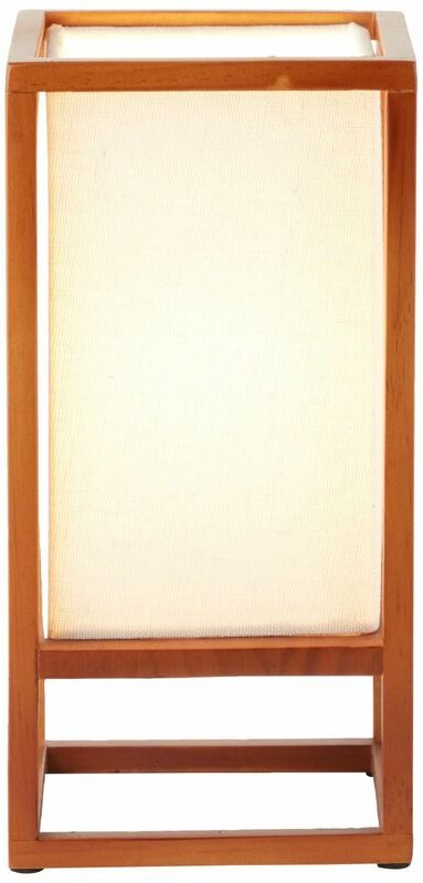 Lampe, Seaside Tischleuchte 25cm natur/weiß, 1x D45, E14, 40W, Mit Schnurzwischenschalter - Brilliant