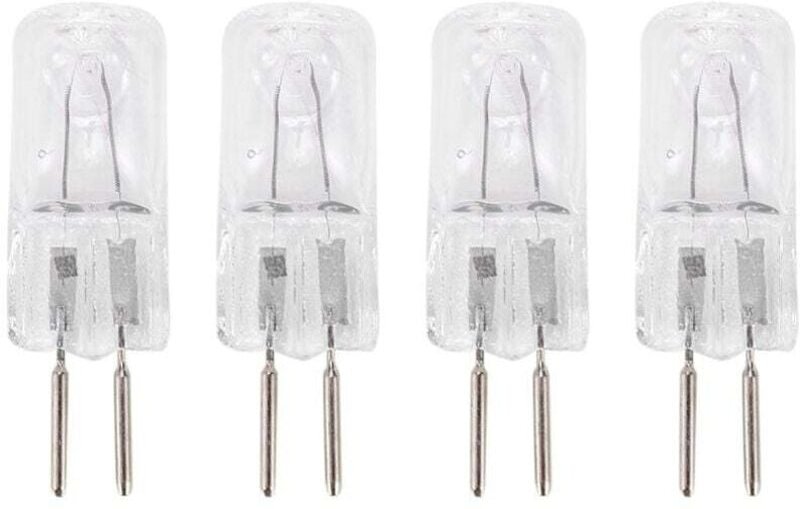 4 Stück G5 35W 220V warmweiße Halogenlampen, 3-poliger Stecker (Bi-Pin)