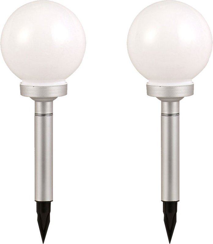 Led Solar Außenleuchte Außenbeleuchtung Beleuchtung Gartenleuchte Lampe Leuchte Kugelform 2er-Set